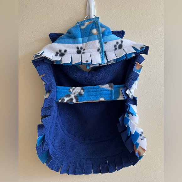 Handmade Designer Fleece Jacket with Collar. - Picture 4 of 10